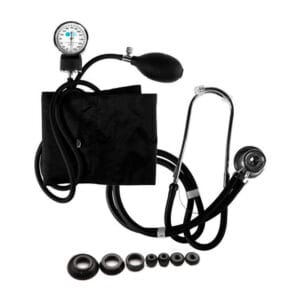 Medidor de Pressão More Fitness com Estetoscópio Rappaport MF-233 - Preto