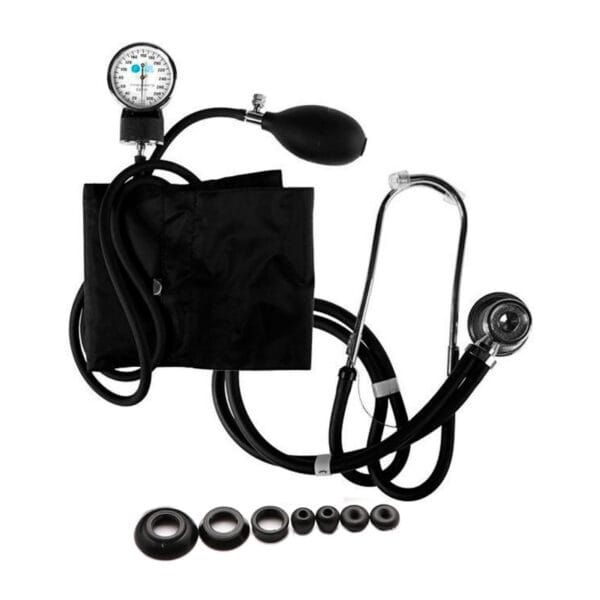 Medidor de Pressão More Fitness com Estetoscópio Rappaport MF-233 - Preto