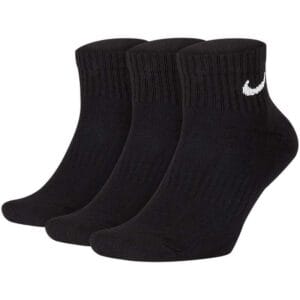 Meia Nike Sock Cushioned Ankle SX7667-010 (3 Pares)