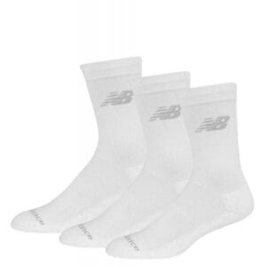 Meias New Balance Performance Basic LAS95363 - Branco (3 Pares)