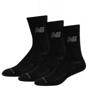 Meias New Balance Performance Basic LAS95363BK - Preto (3 Pares)