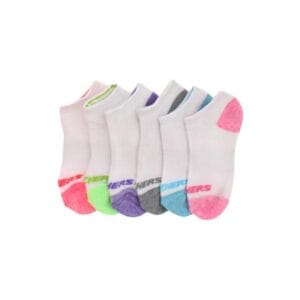Meias Skechers S108265-101B Infantil (6 Pares)