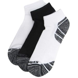 Meias Skechers Sports Qtr Crew Sock S108621-107 - Masculina (3 Pares)