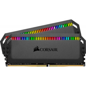 Memória Corsair Dominator Platinum RGB 16GB (2x8) DDR4 3200MHz - CMT16GX4M2C3200C16