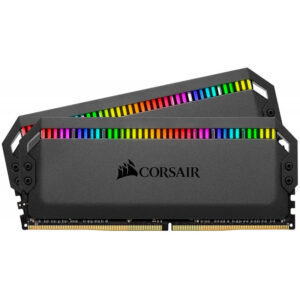 Memória Corsair Dominator Platinum RGB 16GB (2x8) DDR4 3600MHz - CMT16GX4M2D3600C18