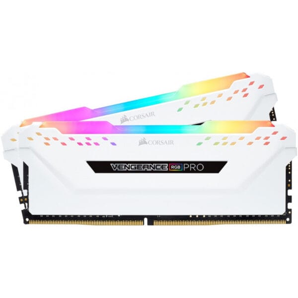 Memória Corsair Vengeance RGB PRO 16GB (2x8) DDR4 3000MHz - CMW16GX4M2C3000C15W