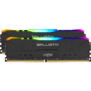 Memória Crucial Ballistix RGB 32GB (2x16) DDR4 3200MHz - BL2K16G32C16U4BL