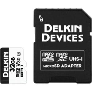 Memória Micro SD-USH-I DELKIN ADVANTAGE 32GB 2x1