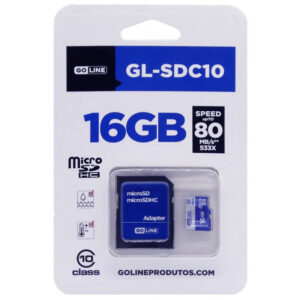 Memória Micro SDHC Goline Class10 16GB 80MB/s
