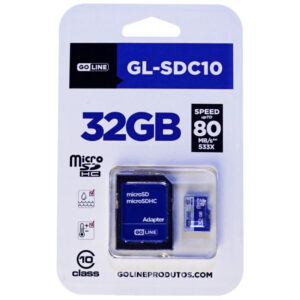 Memória Micro SDHC Goline Class10 32GB 80MB/s