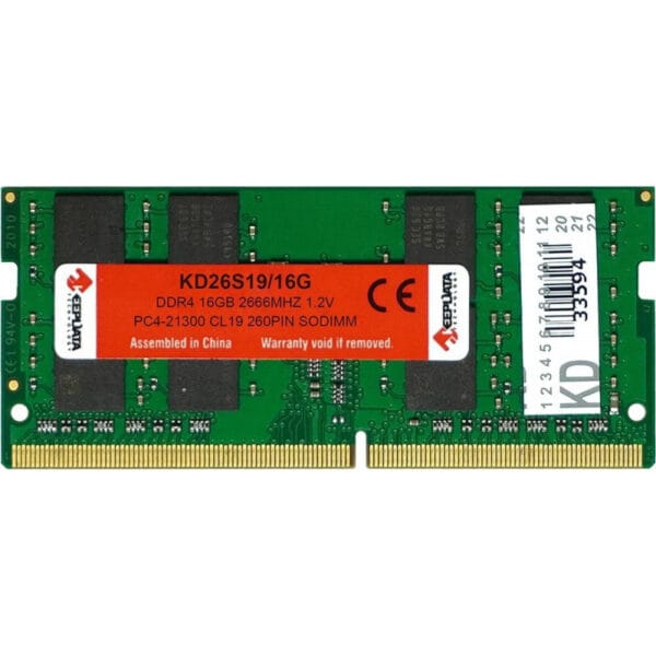 Memoria para Notebook 16GB Keepdata DDR4 2666MHz KD26S19/16G