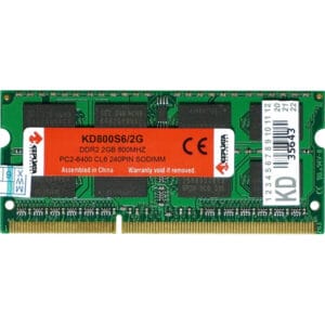 Memoria para Notebook 2GB Keepdata DDR2 800MHz KD800S6/2G