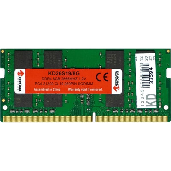Memoria para Notebook 8GB Keepdata DDR4 2666MHz KD26S19/8G