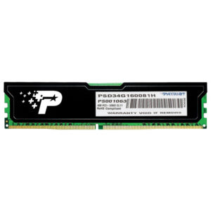 Memória Patriot 4GB/1600MHz DDR3 - PSD34G160081H