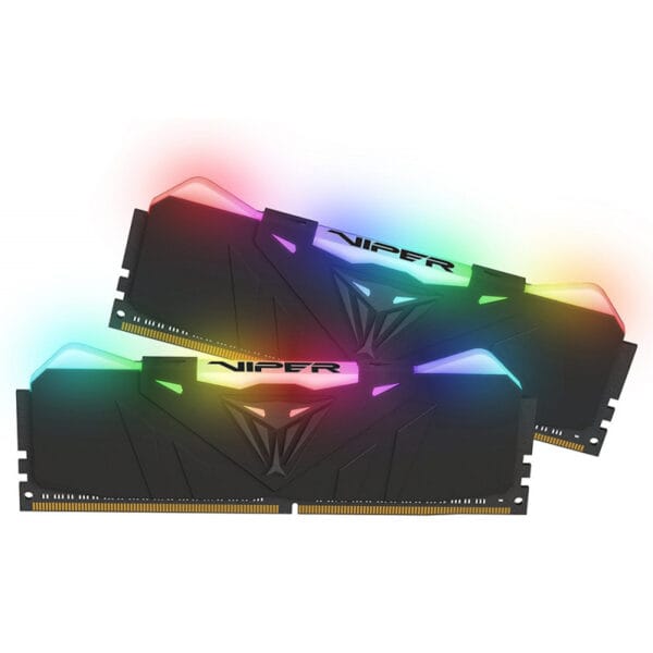 Memória Patriot Viper Black RGB 16GB/3200MHz DDR4 (2x8GB) - PE000582-PVR416G320C6K