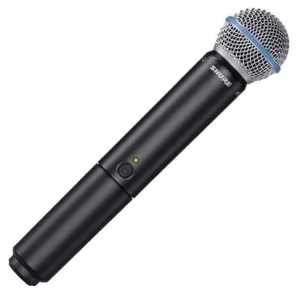 Microfone + Receiver Shure BLX24/B58-J10 sem Fio Preto