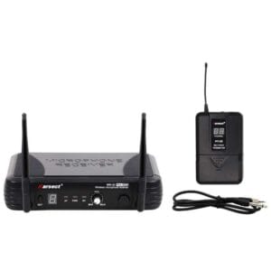 Microfone sem Fio PLL UHF Karsect WR-25/PT-25/G-05