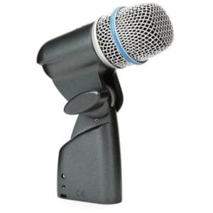 Microfone Shure Beta 56A para Instrumentos Musicais - Cinza