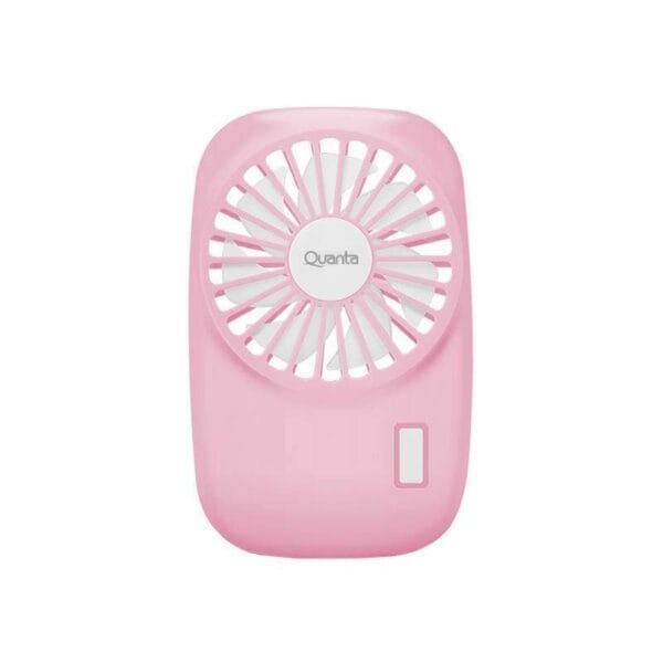 Mini Ventilador Portátil Quanta QTMVP10 Rosa