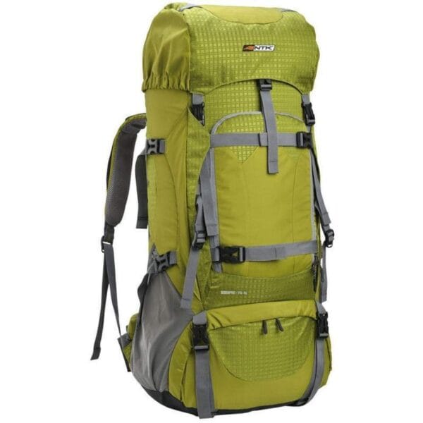 Mochila Nautika Kompaz 70+15L Verde/Cinza