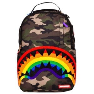 Mochila Sprayground para Notebook 15.6" Chenille Rainbow Shark Camo 910B1608NSZ