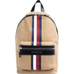 Mochila Tommy Hilfiger Elevated Backpack Stripe AM0AM04421 275 Marrom