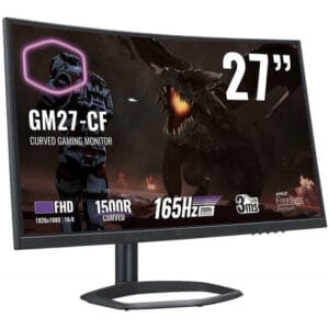 Monitor 27" Cooler Master GM27-CF Curved 1500R 3ms/165Hz