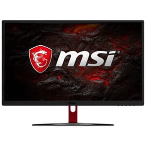 Monitor Curve Gaming MSI 23.6" Optix G24C FHD 1ms/144Hz HDMI/DP Preto/Vermelho
