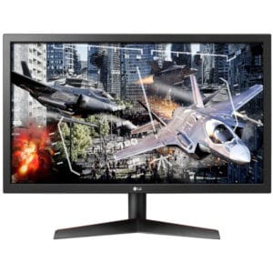 Monitor LG 24" 24GL600F-B Gaming FHD/HDMI/DP - Preto