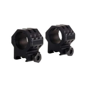 Mount Weaver Picatinny 6 Hole Ring 1" High Black Matte 99689