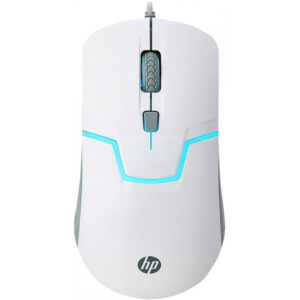 Mouse Gaming HP M100 USB 1600DPI - Branco (Com fio)