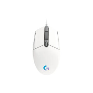 Mouse Gaming Logitech G203  com fio 910-005794 - Branco