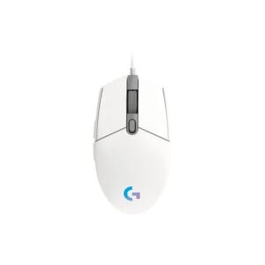Mouse Gaming Logitech G203  com fio 910-005794 - Branco