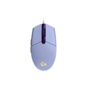 Mouse Gaming Logitech G203  com fio 910-005852- Lilás