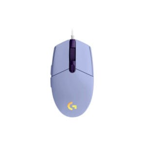 Mouse Gaming Logitech G203  com fio 910-005852- Lilás