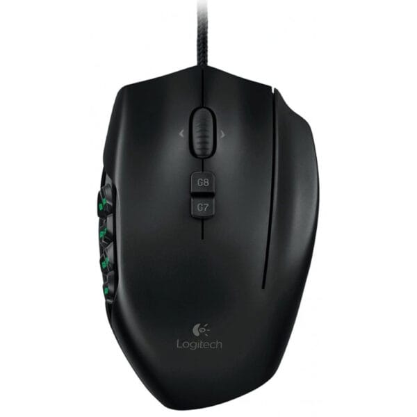 Mouse Gaming Logitech G600 com Fio (200-8200 DPI) Preto