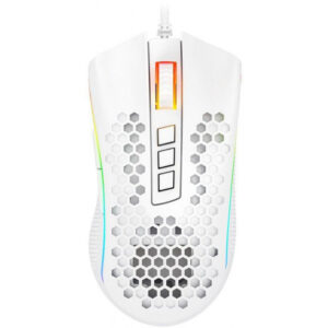 Mouse Gaming Redragon Storm Elite - com fio M988W-RGB - Branco