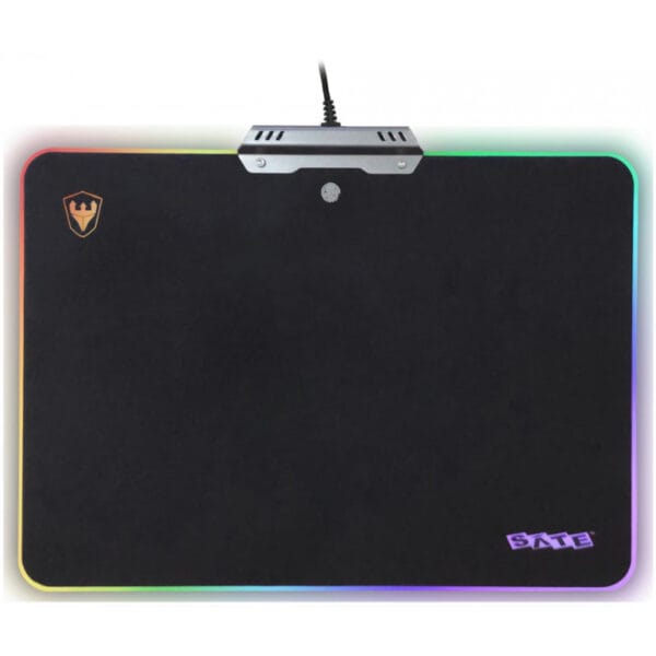 Mouse Pad Gaming Satellite com Luzes A-PAD04 Preto