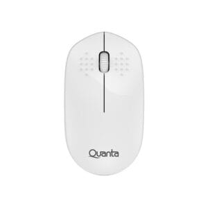 Mouse Quanta Sem Fio Click Silencioso QTMSS10 1600DPI Branco