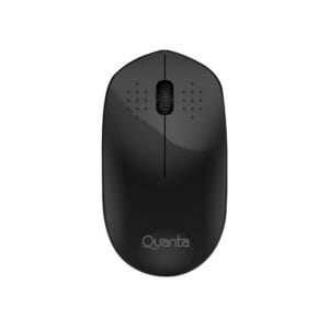 Mouse Quanta Sem Fio Click Silencioso QTMSS10 1600DPI Preto