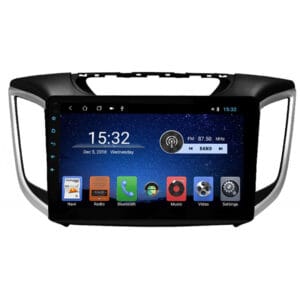 Multimídia Hetzer X1 Tela de 10" Hyundai Creta 2017/20 Android 10 Preto/Prata