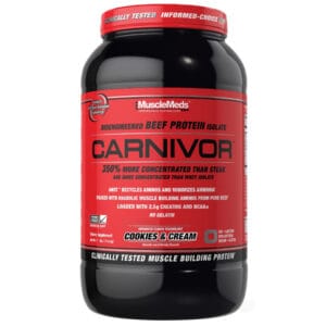 Musclemeds Carnivor Beef Protein Cookies & Cream 2lbs (910g)