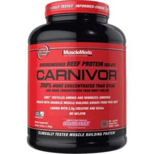 MuscleMeds Carnivor Protein Isolate Strawberry 3.9 lbs (1.792g)