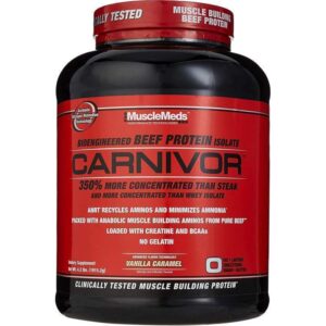 MuscleMeds Carnivor Protein Isolate Vanilla Caramel 4.2 lbs (1.915g)