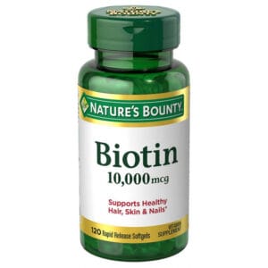 Natures Bounty Biotin 10000mcg 120 Capsulas