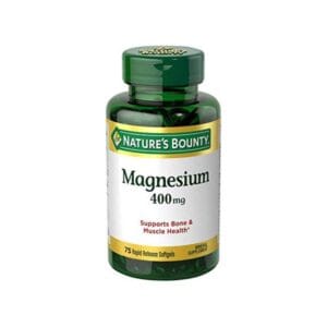 Natures Bounty E 400 IU Magnesium 400mg Pure di-Alpha (120 Cápsulas)