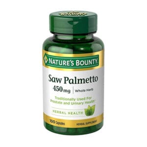 Natures Bounty Saw Palmetto 450mg 100 Capsulas