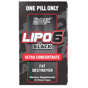 Nutrex Lipo6 Black Extreme Potency Queimador de gordura 60 Capsulas