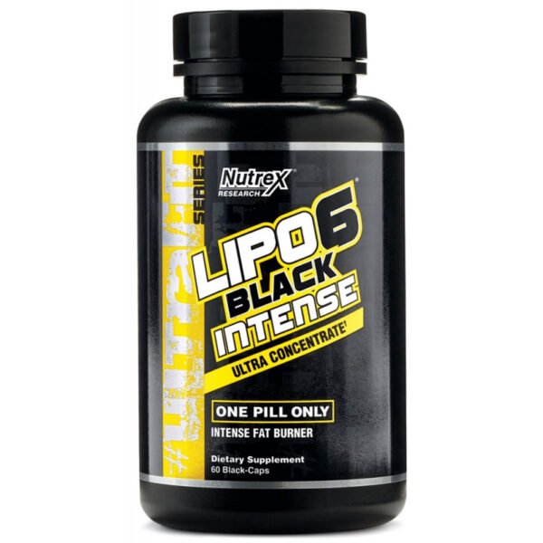 Nutrex Research Lipo 6 Black Intense Fat Burner - 60 capsulas