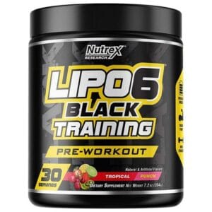 Nutrex Research Lipo 6 Black Training Tropical/Punch - (204g - 7.2oZ)